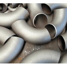 Отвод крутоизогнутый нержавеющий бесшовный приварной AISI 321 90° 10x1,5 мм DIN 11850